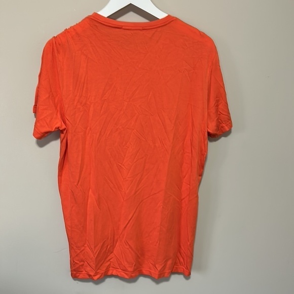 Marine Layer Men's Short Sleeve Pullover T-Shirt Orange Supima Cotton Size M NEW - Picture 3 of 7